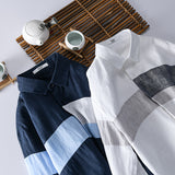 Cotton Linen Versatile Beach Shirt For Men - WOMONA.COM