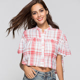 Front Short And Back Long Shirt - WOMONA.COM