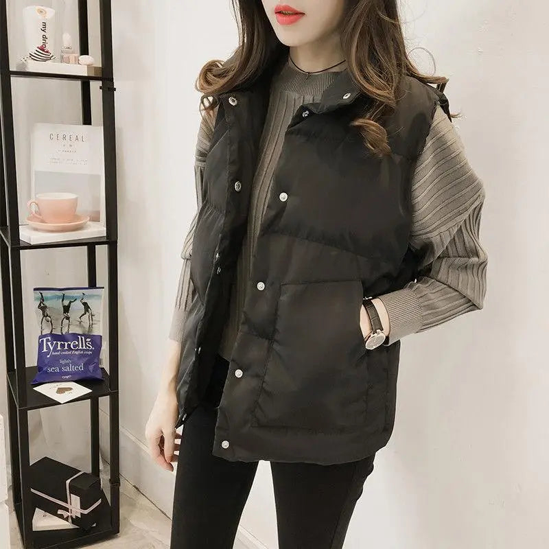 Loose Short Down Cotton Jacket - WOMONA.COM
