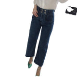 Wide Leg Denim Trousers For Women - WOMONA.COM