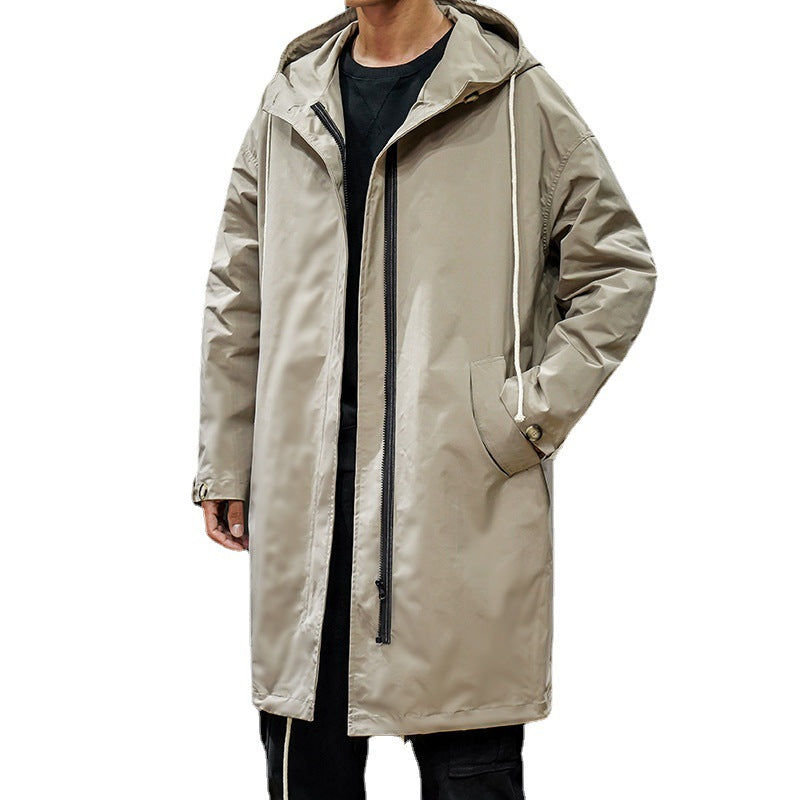 Men's Trench Coat Korean Jacket - WOMONA.COM