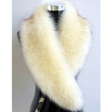 Ladies Shawl Warmth Thickened Faux Fur Scarf - WOMONA.COM