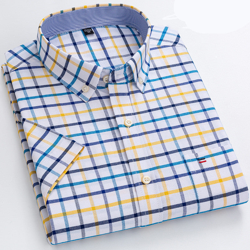 Summer New Short-Sleeved Shirt Men - WOMONA.COM