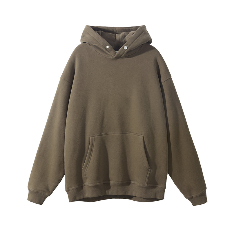 Padded Loose Button Hoodie Couples Jacket Men - WOMONA.COM