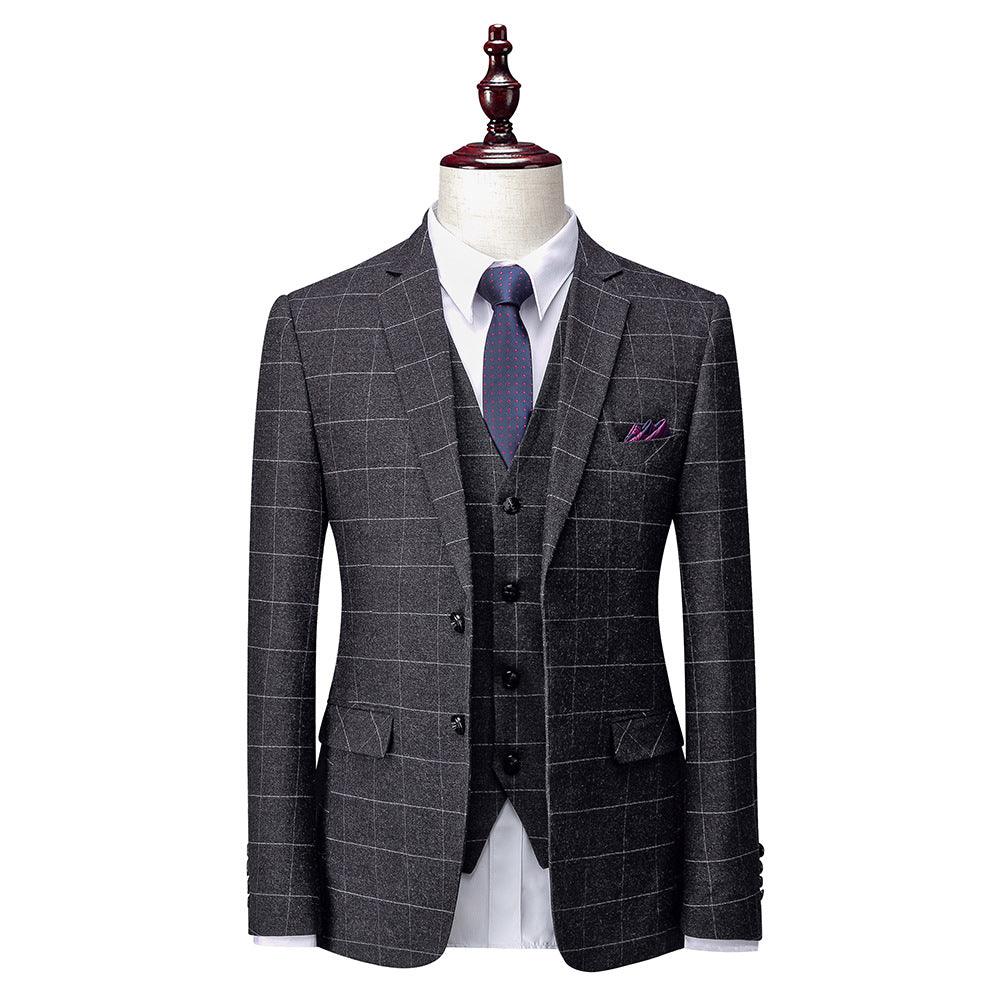 Slim Wedding Groom Suit Men - WOMONA.COM
