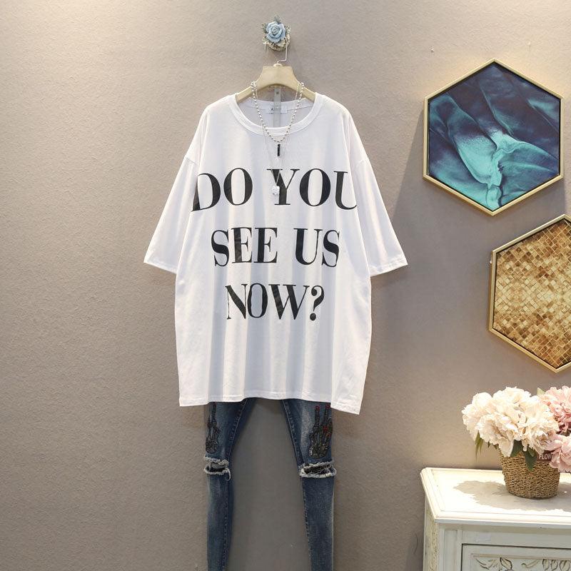 Short-sleeved T-shirt Top Women - WOMONA.COM