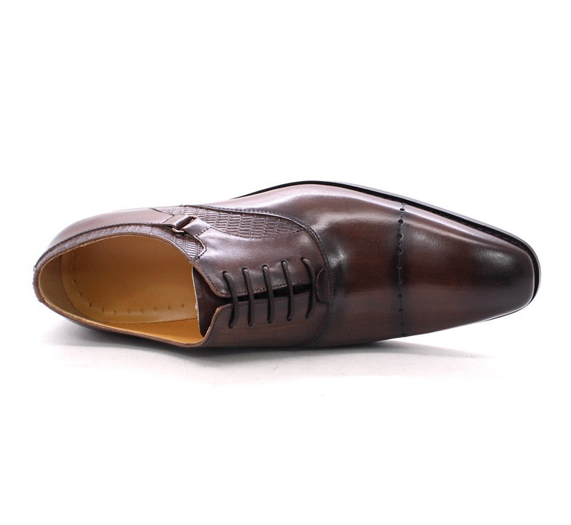 Toe Handmade Leather Shoes - WOMONA.COM