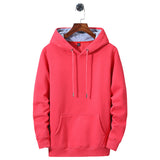 Fleece Hooded Sweatshirt - WOMONA.COM