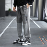 Colorblock Sports Sweatpants - WOMONA.COM