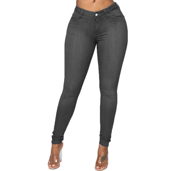 Skinny Jeans Pencil Pants Plus Size - WOMONA.COM