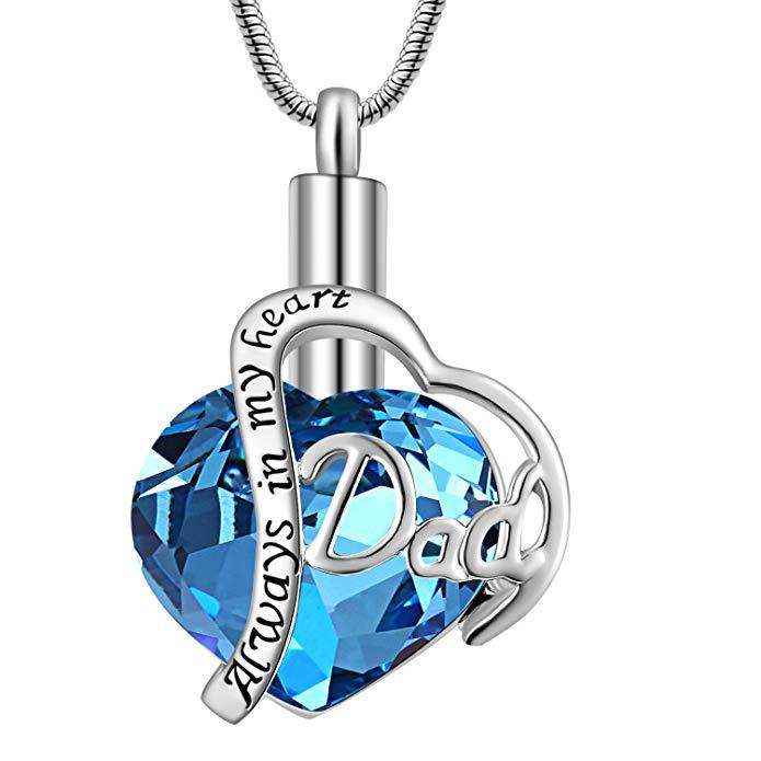 Crystal Necklace Commemorates Loved - WOMONA.COM