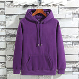 Fleece Hooded Sweatshirt - WOMONA.COM