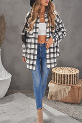 Casual Long Sleeve Woolen Shirt - WOMONA.COM