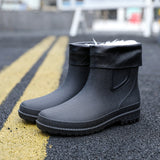 Men Rain Boots Autumn And Winter - WOMONA.COM