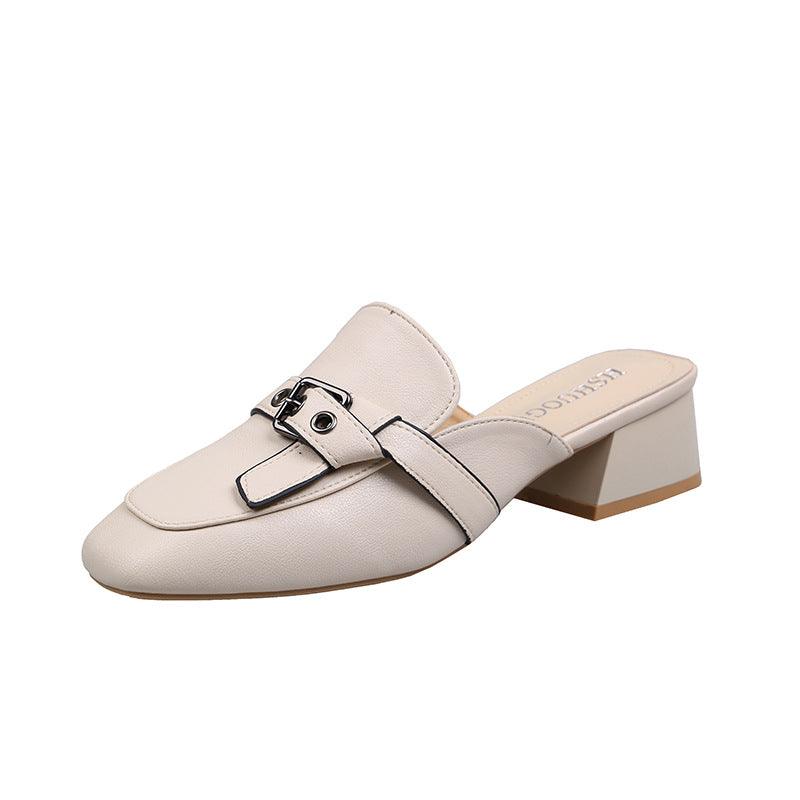Shoes Baotou Half Slippers - WOMONA.COM