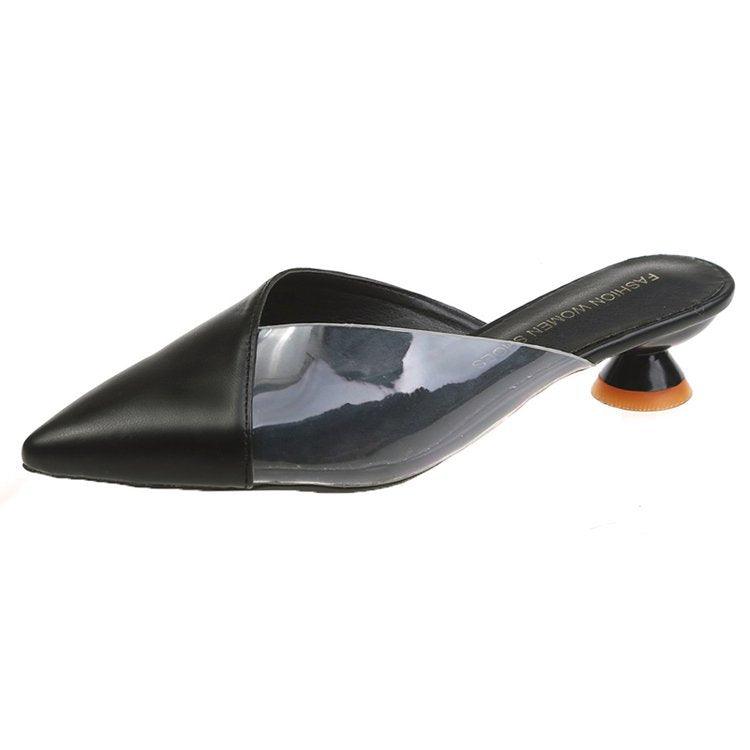 Stitching Outer Wear Fashionable Slippers - WOMONA.COM