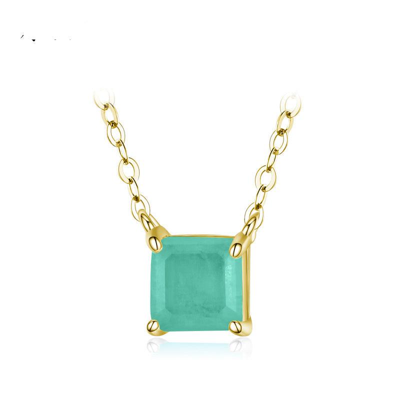 Paraiba Tourmaline Necklace - WOMONA.COM