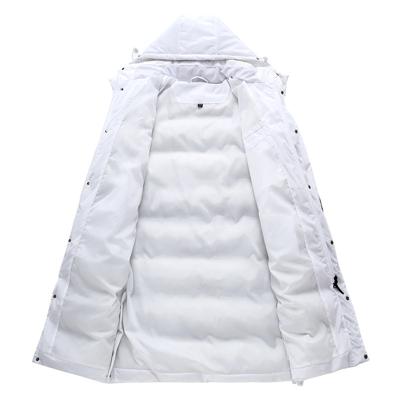 The Knee Warm Cotton Coat Jacket - WOMONA.COM