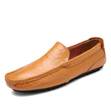 Men Loafers Slip On Formal Comfortable Soft Shoes - WOMONA.COM