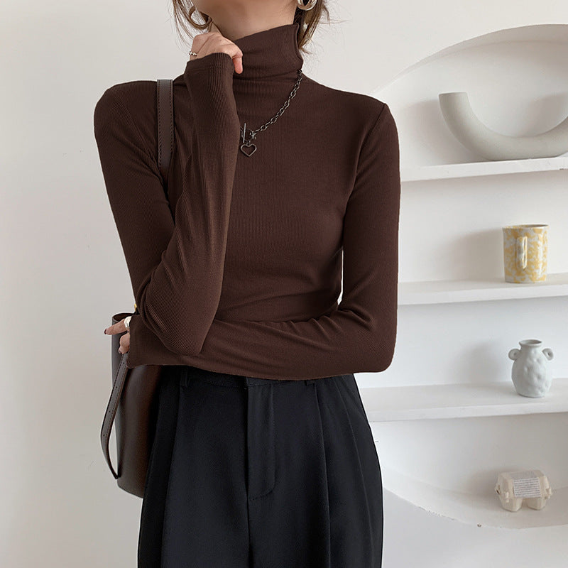 Long-sleeved Padded Top - WOMONA.COM