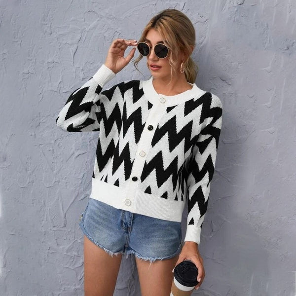 Long-sleevedSweater - WOMONA.COM