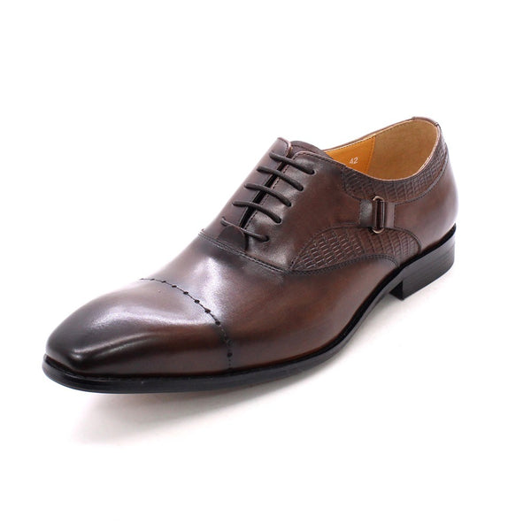 Toe Handmade Leather Shoes - WOMONA.COM