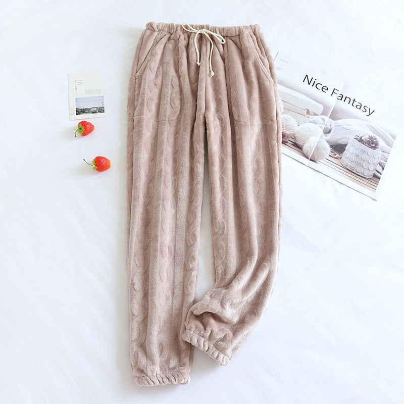 Pajama Pants Home Trousers - WOMONA.COM