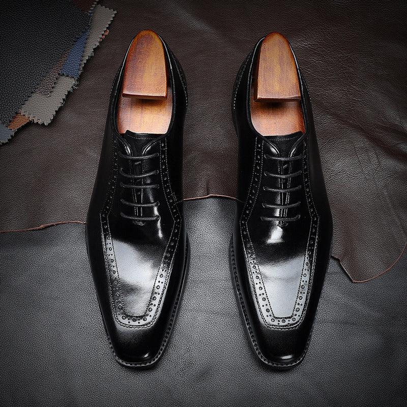 Oxford Men's Formal Dress Single Shoes Leather - WOMONA.COM