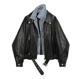 Fashion  Leather Jacket - WOMONA.COM