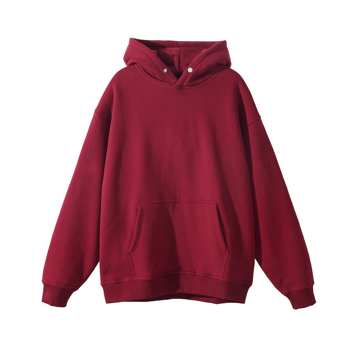 Padded Loose Button Hoodie Couples Jacket Men - WOMONA.COM