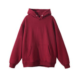 Padded Loose Button Hoodie Couples Jacket Men - WOMONA.COM