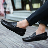 Men Loafers Slip On Formal Comfortable Soft Shoes - WOMONA.COM