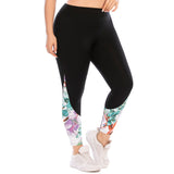 Workout Clothes Suit Plus Size Yoga Clothes Tight-fitting Barbie Pants Sports Bra - WOMONA.COM