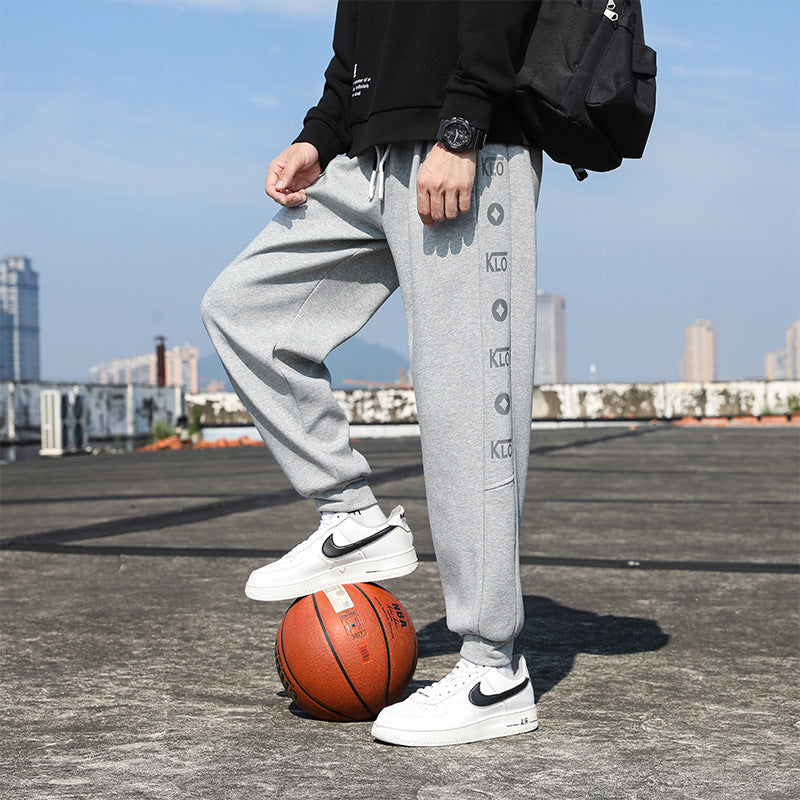 Fleece Men's Sweatpants - WOMONA.COM