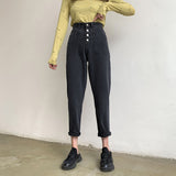 Straight-leg Loose-fitting Jeans - WOMONA.COM