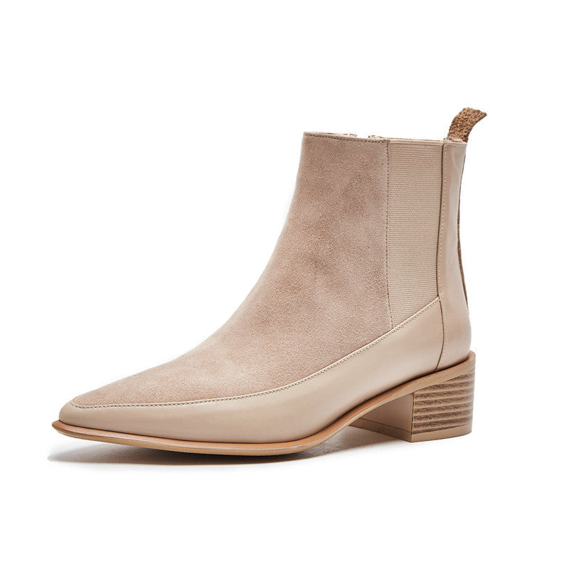 With Mid-heel Ankle Boots - WOMONA.COM