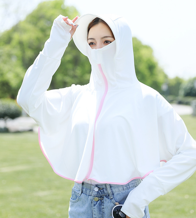 Ice Silk Breathable Thin Hooded - WOMONA.COM