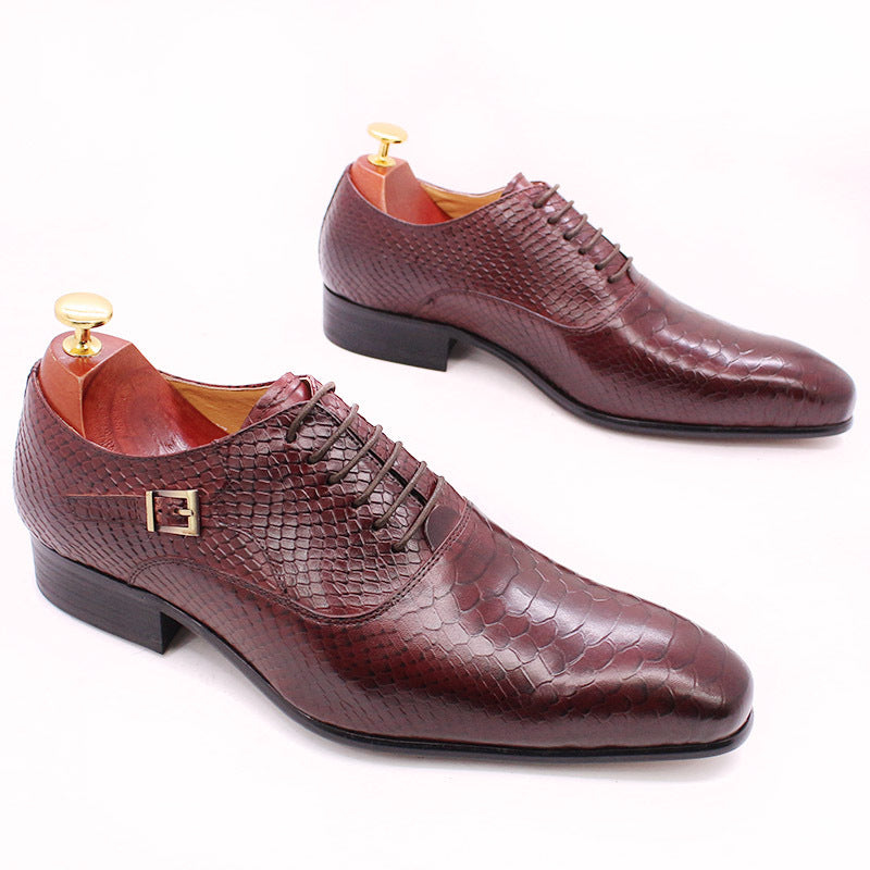 New Business Formal Leather Shoes For Men - WOMONA.COM