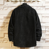 Corduroy Long Sleeve Shirt Men - WOMONA.COM