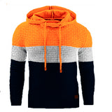 Warm Color Hooded Sweatshirt Jacket - WOMONA.COM