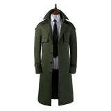 Men's Trench Coat Super Long Over - WOMONA.COM